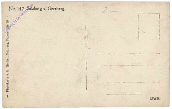 Salzburg, v. Gersberg