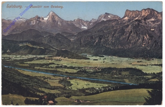 Salzburg, Aussicht vom Gaisberg