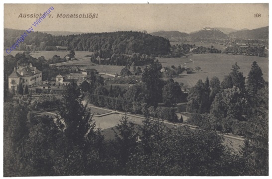 Salzburg, Aussicht v. Monatschlößl