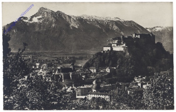 Salzburg, vom Kapuzinerberg