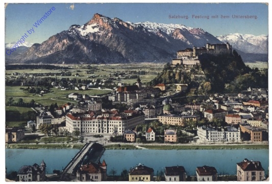 Salzburg, Festung mit dem Untersberg