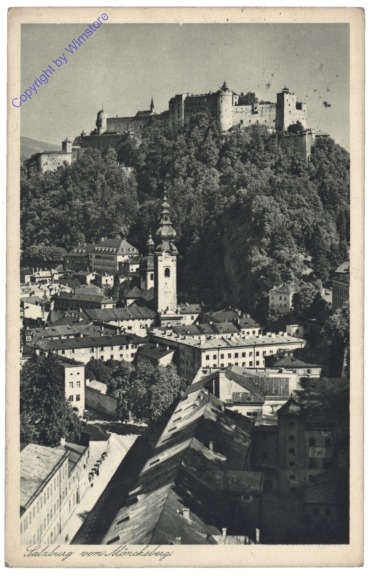 ak120107 Salzburg, vom Mönchsberg