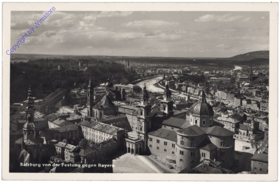 ak120110 Salzburg, von der Festung gegen Bayern