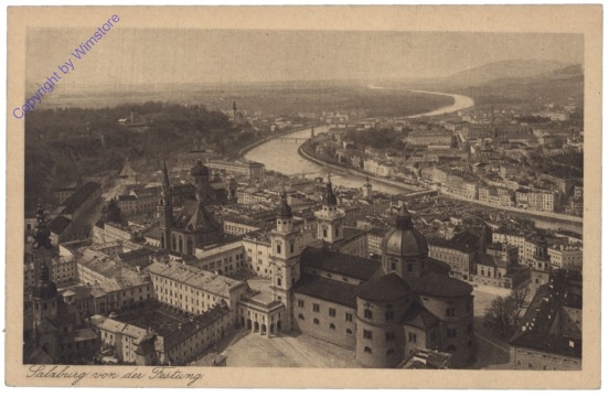 ak120115 Salzburg, von der Festung