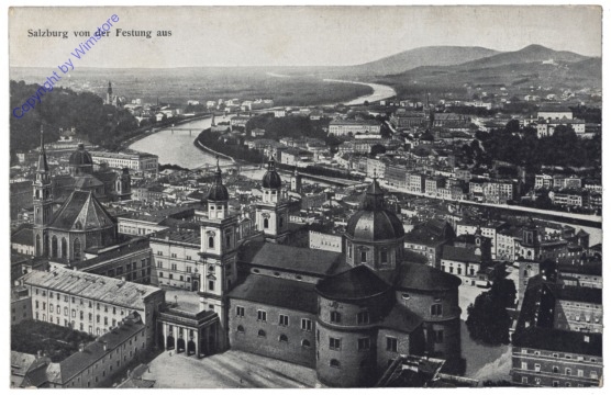 ak120116 Salzburg, von der Festung aus