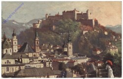Salzburg, mit Festung Hohen Salzburg