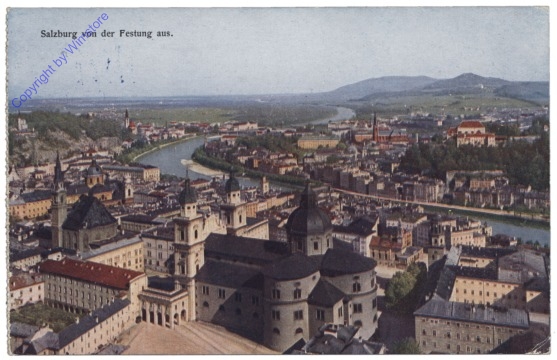 ak120129 Salzburg, von der Festung aus
