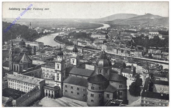 ak120130 Salzburg, von der Festung aus