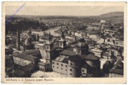 Salzburg, von der Festung gegen Bayern