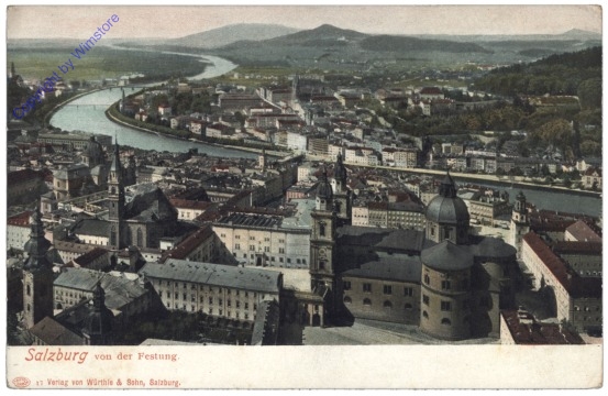 ak120134 Salzburg, von der Festung