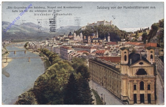 Salzburg, von der Humboldtterrasse aus