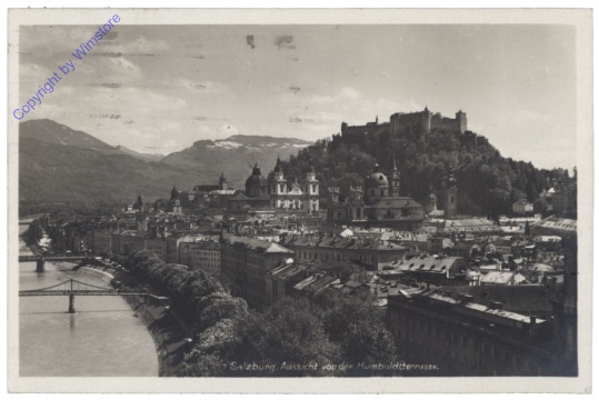 Salzburg, Aussicht von der Humboldt-Terrasse