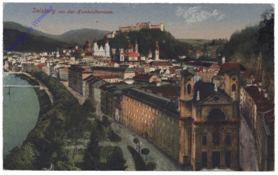 Salzburg, von der Humboldtterrasse