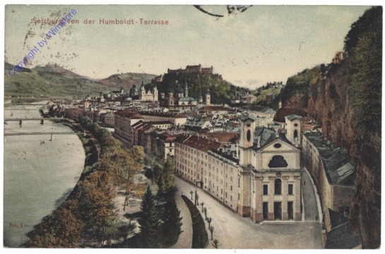 Salzburg, von der Humboldt-Terrasse