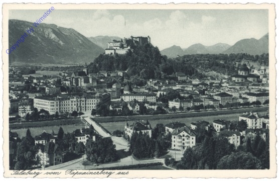 ak120162 Salzburg, vom Kapuzinerberg aus