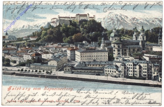 Salzburg, vom Kapuzinerberg