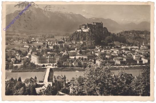Salzburg, vom Kapuzinerberg