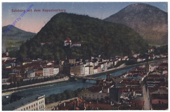 Salzburg, mit dem Kapuzinerberg