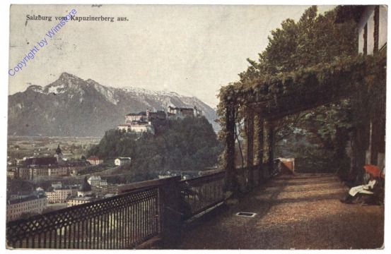 Salzburg, vom Kapuzinerberg aus
