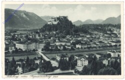 Salzburg, vom Kapuzinerberg aus