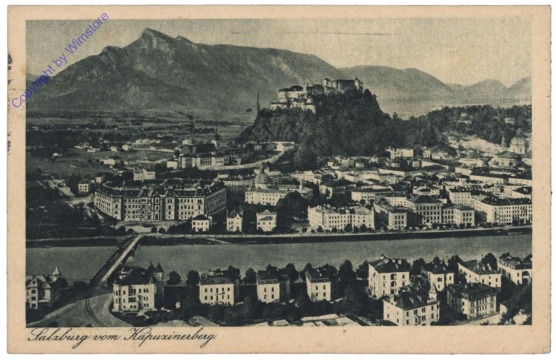 Salzburg, vom Kapuzinerberg