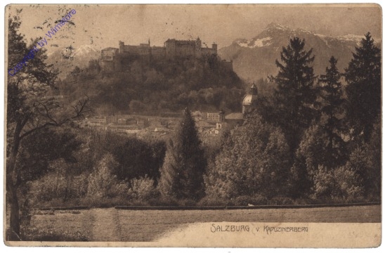 Salzburg, vom Kapuzinerberg