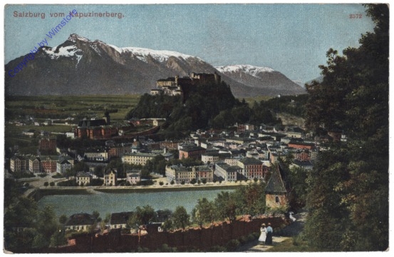 Salzburg, vom Kapuzinerberg
