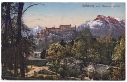 Salzburg, vom Kapuzinergarten