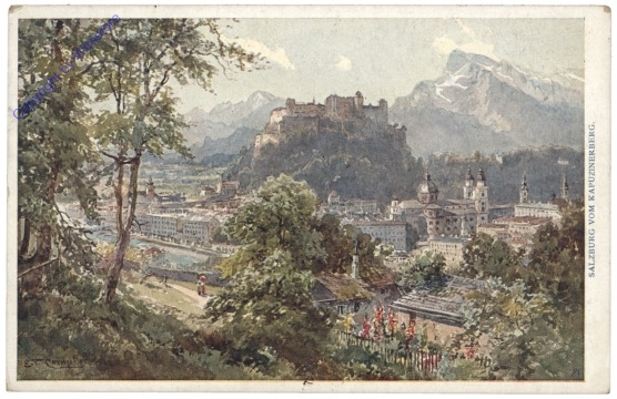 Salzburg, vom Kapuzinerberg