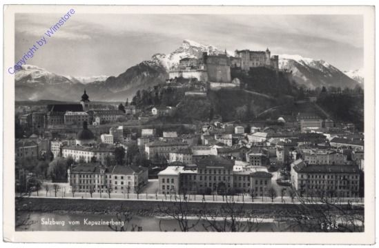 Salzburg, vom Kapuzinerberg