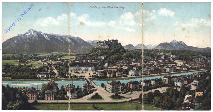 Salzburg, vom Kapuzinerberg