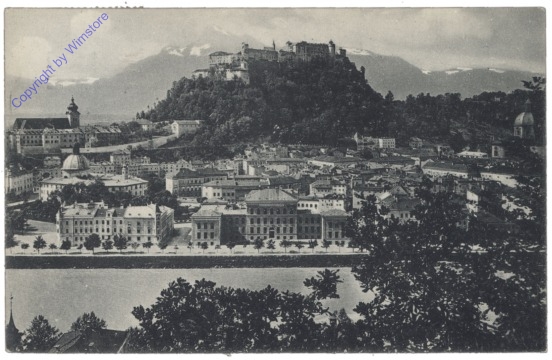 ak120188 Salzburg, vom Kapuzinergarten