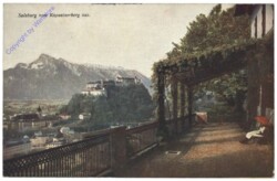 Salzburg, vom Kapuzinerberg aus