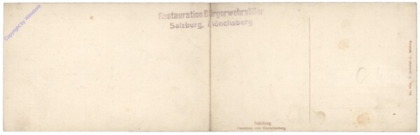 Salzburg, Panorama vom Kapuzinerberg