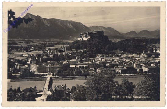 Salzburg, vom Kapuzinerberg