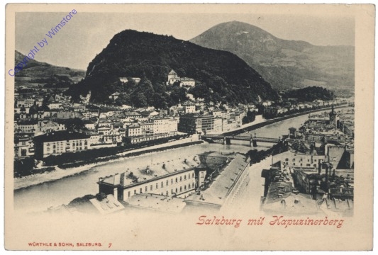 Salzburg, mit Kapuzinerberg