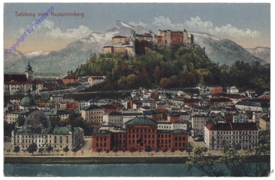 Salzburg, vom Kapuzinerberg