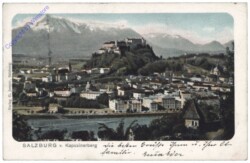 Salzburg, vom Kapuzinerberg