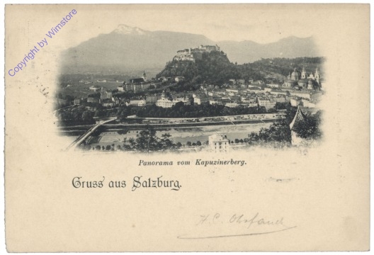 Salzburg, Panorama vom Kapuzinerberg
