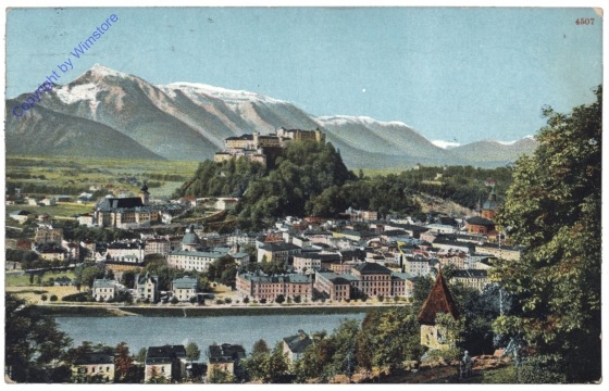 Salzburg, vom Kapuzinerberg