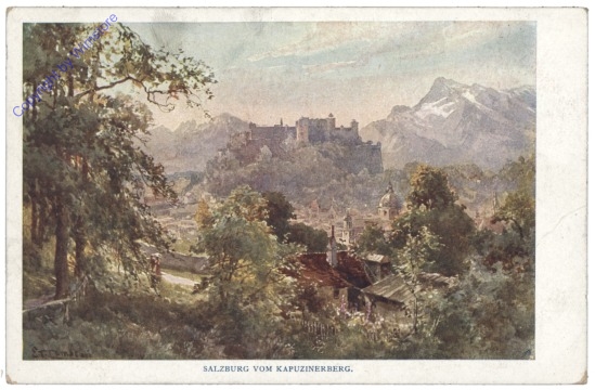 Salzburg, vom Kapuzinerberg
