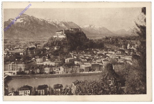 Salzburg, vom Kapuzinerberg
