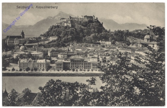 Salzburg, vom Kapuzinerberg