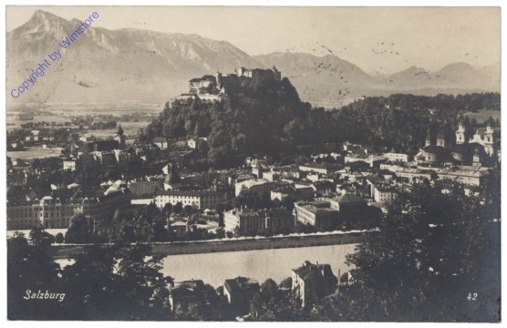 Salzburg, vom Kapuzinerberg