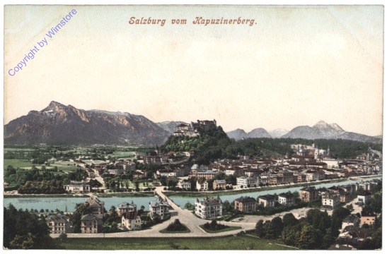 Salzburg, vom Kapuzinerberg