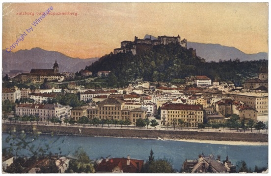 Salzburg, vom Kapuzinerberg