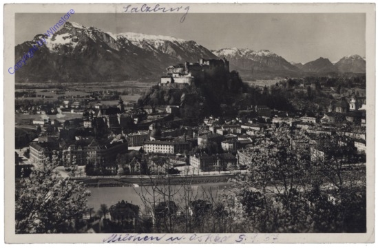 Salzburg, vom Kapuzinerberg