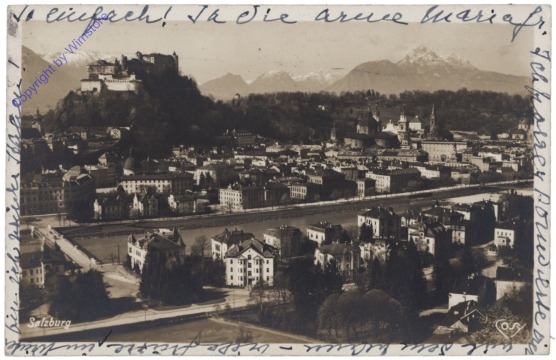 Salzburg, vom Kapuzinerberg