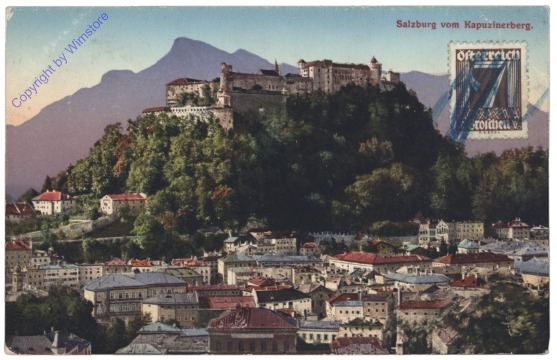 Salzburg, vom Kapuzinerberg