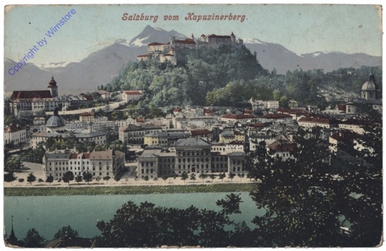 Salzburg, vom Kapuzinerberg